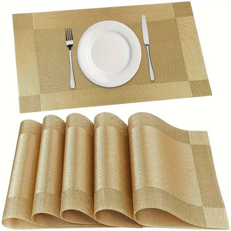 Nordic Style Plastic Placemats (4/6/8)